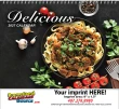 Delicious Cooking Recipes Calendar w Spiral Binding – Main Image – 2027
