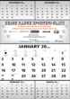 5-Month In View Large Calendar, size 19x27, 12 Sheets Tinned Top
 – Main Image – 2027