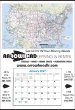 Mid Size U.S. Map full Apron Calendar w 12 Month Pad 17x25 – Main Image – 2027