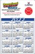 Year-In-View Plastic Calendar, Size 11x17, Full Color Imprint 2-Sides, 30pt. – Main Image – 2027