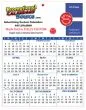 UV-Coated Year-At-A-Glance Plastic Calendar Card, Size 8.5x11 with Full-Color Imprint Two Sides - 10 pt. – Main Image – 2027