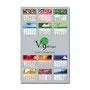 Laminated Card Calendar - 5.25x8.5 Repositionable Adhesive Backing – Main Image – 2027