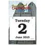 Large Daily Date Calendar size 7x11 with 6x5-1/2 refillable date pad  – Main Image – 2027