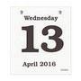 Daily Date Calendar Refill 45 | 4.25"x4.75" – Main Image – 2027
