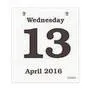 Daily Date Calendar Refill 45 | 4.25"x4.75" – Main Image – 2027