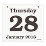 Daily Date Calendar Refill 66 6"x5.5" – Main Image – 2027