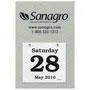 Daily Date Calendar Foil Stamped  Size 8-3/8x12-3/8 with 6x5-1/2 refillable date pad – Main Image – 2027