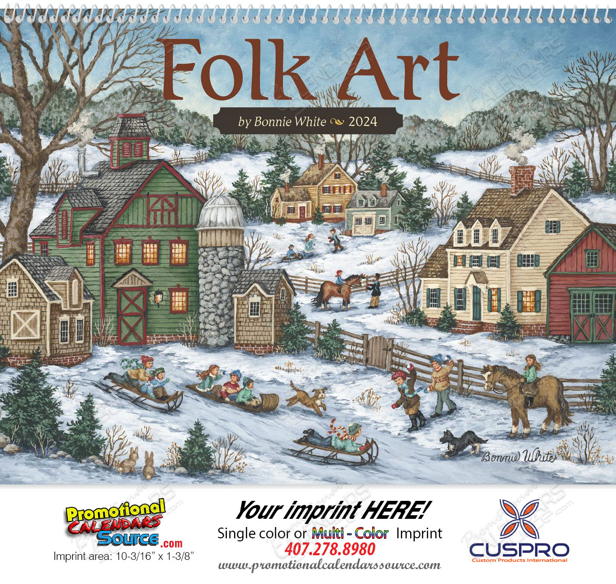 Folk Art Promotional Calendar 