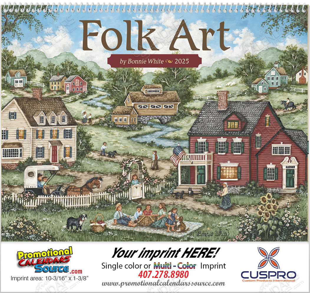 Folk Art Promotional Calendar 