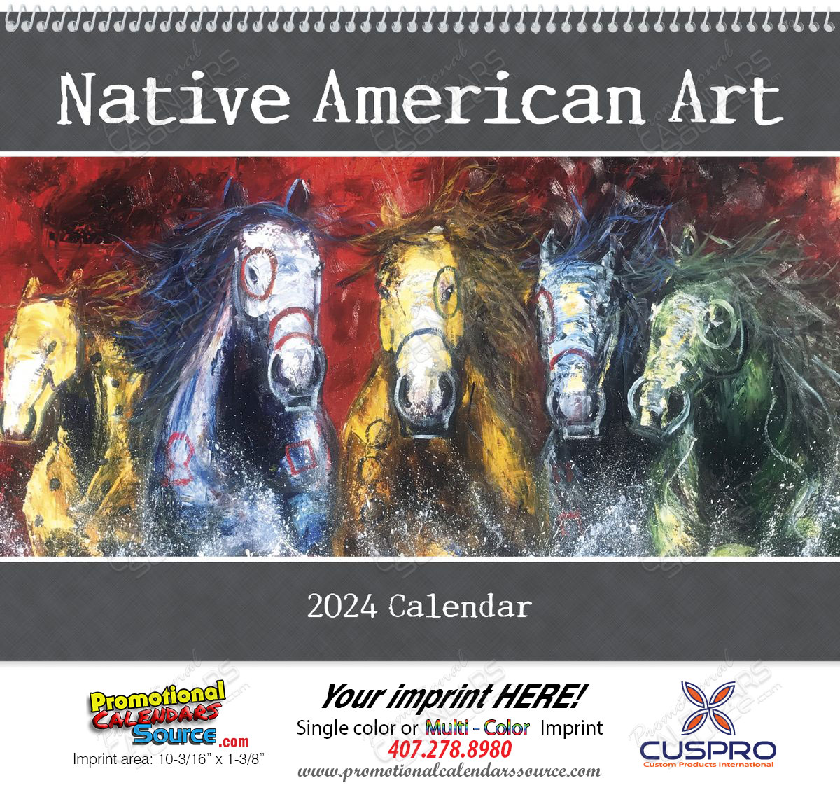 Native American Art Promotional Calendar 
