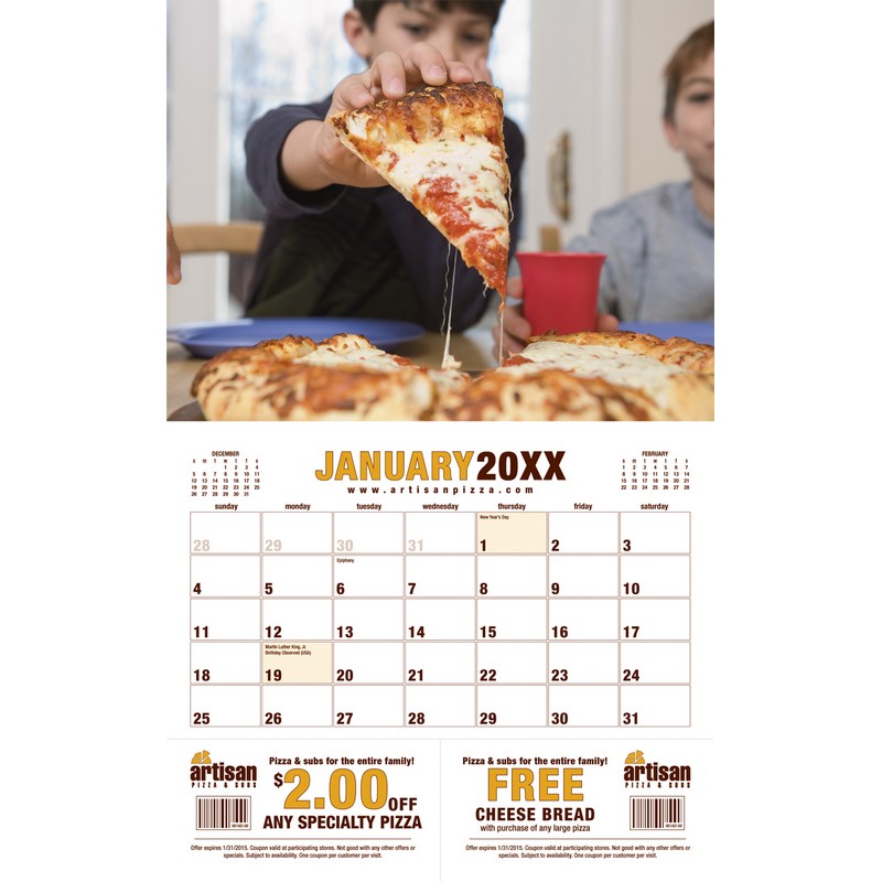 Custom Coupon Calendar