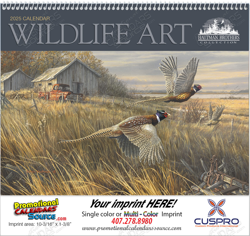 Wildlife Art by the Hautman Brothers Promotional Calendar 