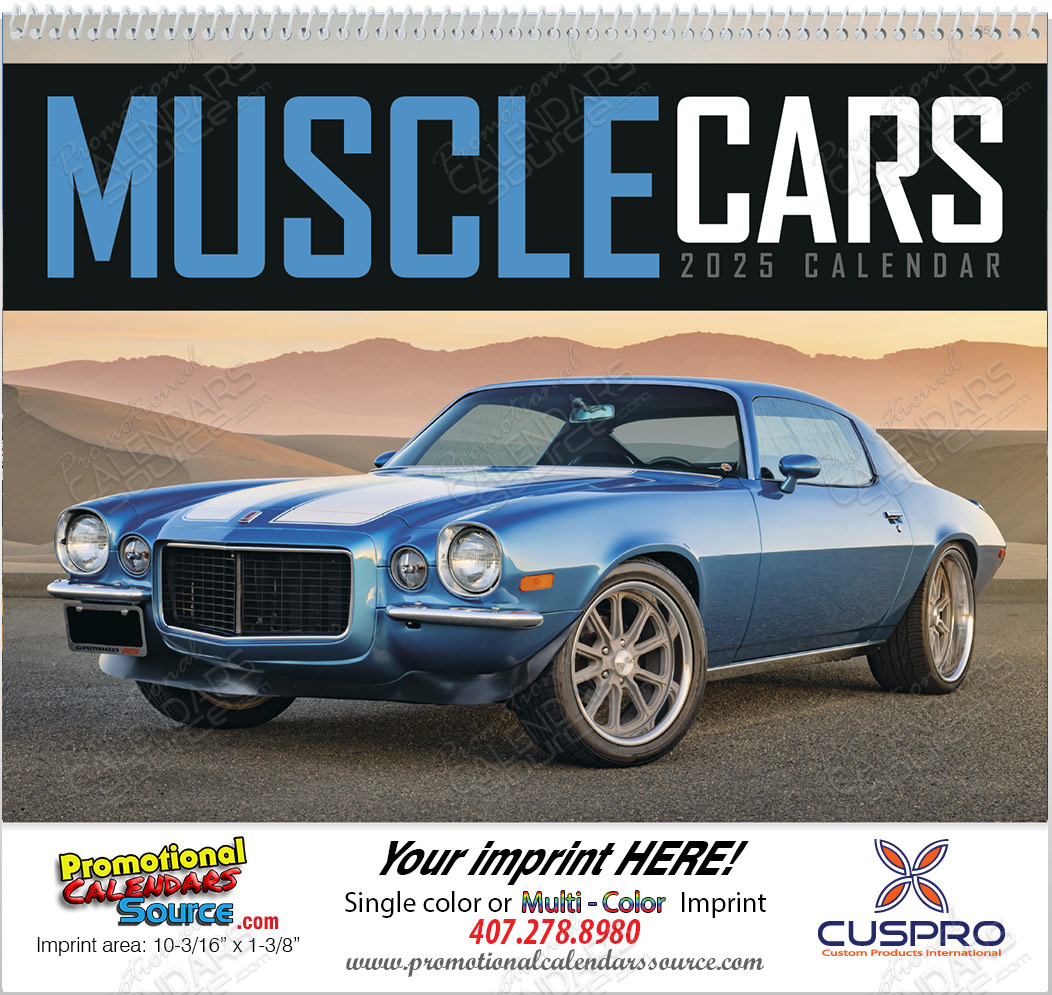 Muscle Cars Promotional Calendar 