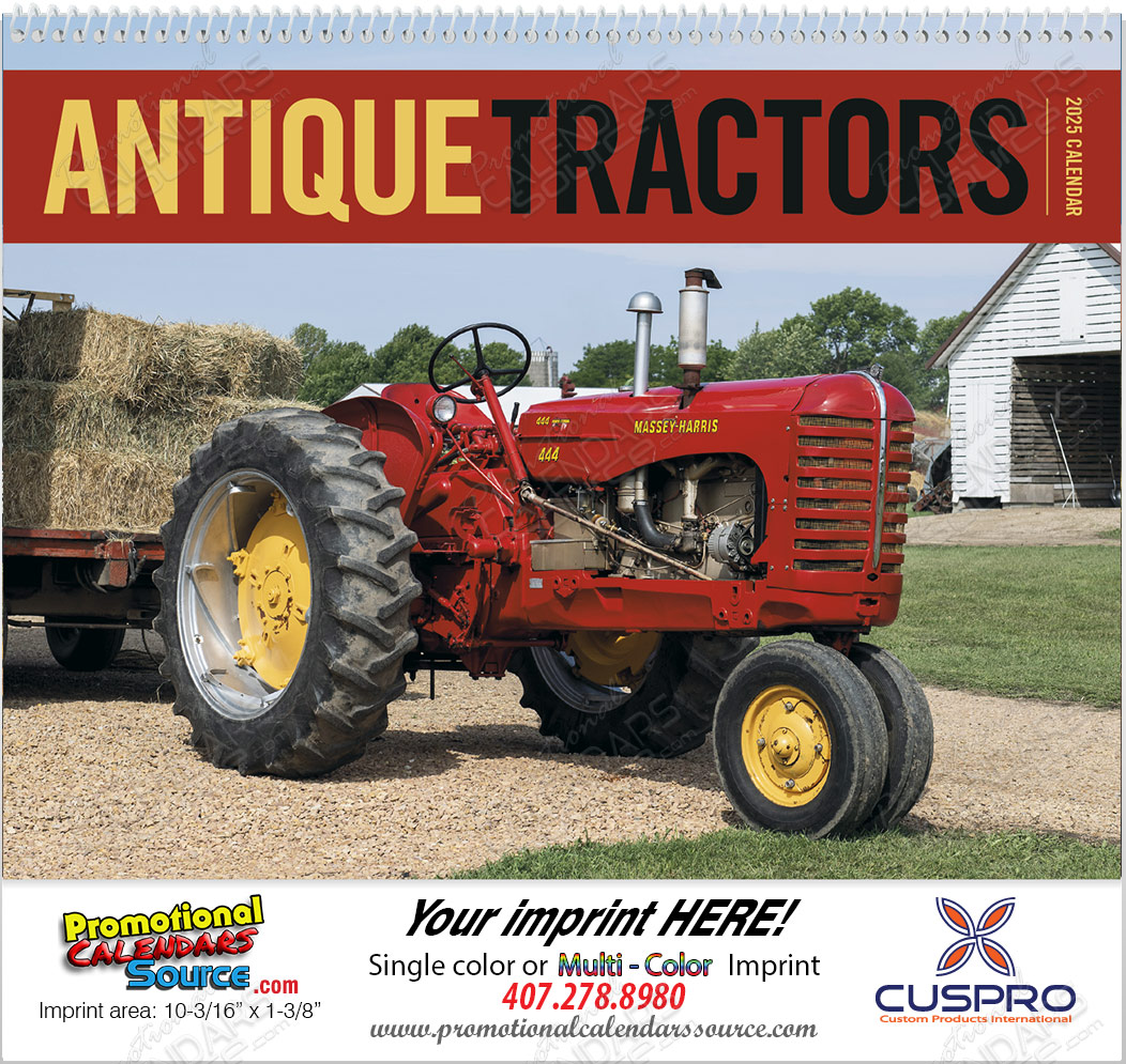 Antique Tractors Promotional Calendar 