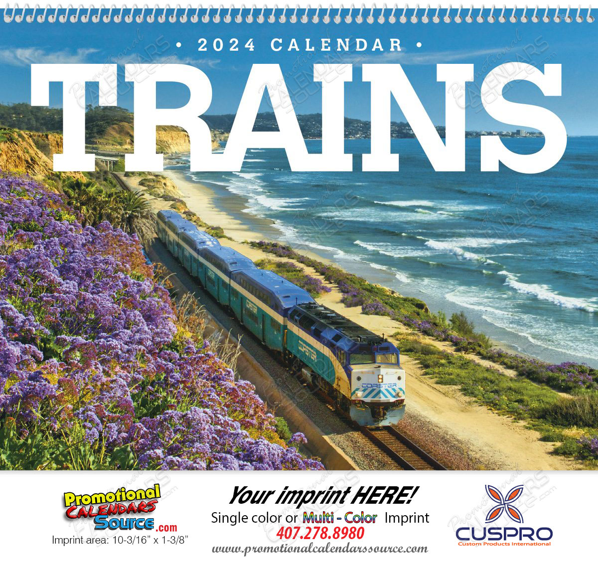 Trains Promotional Calendar 