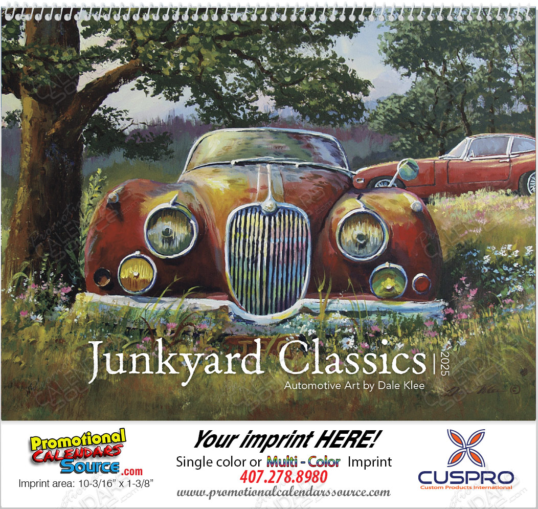 Junkyard Classics by Dale Klee Promotional Calendar 