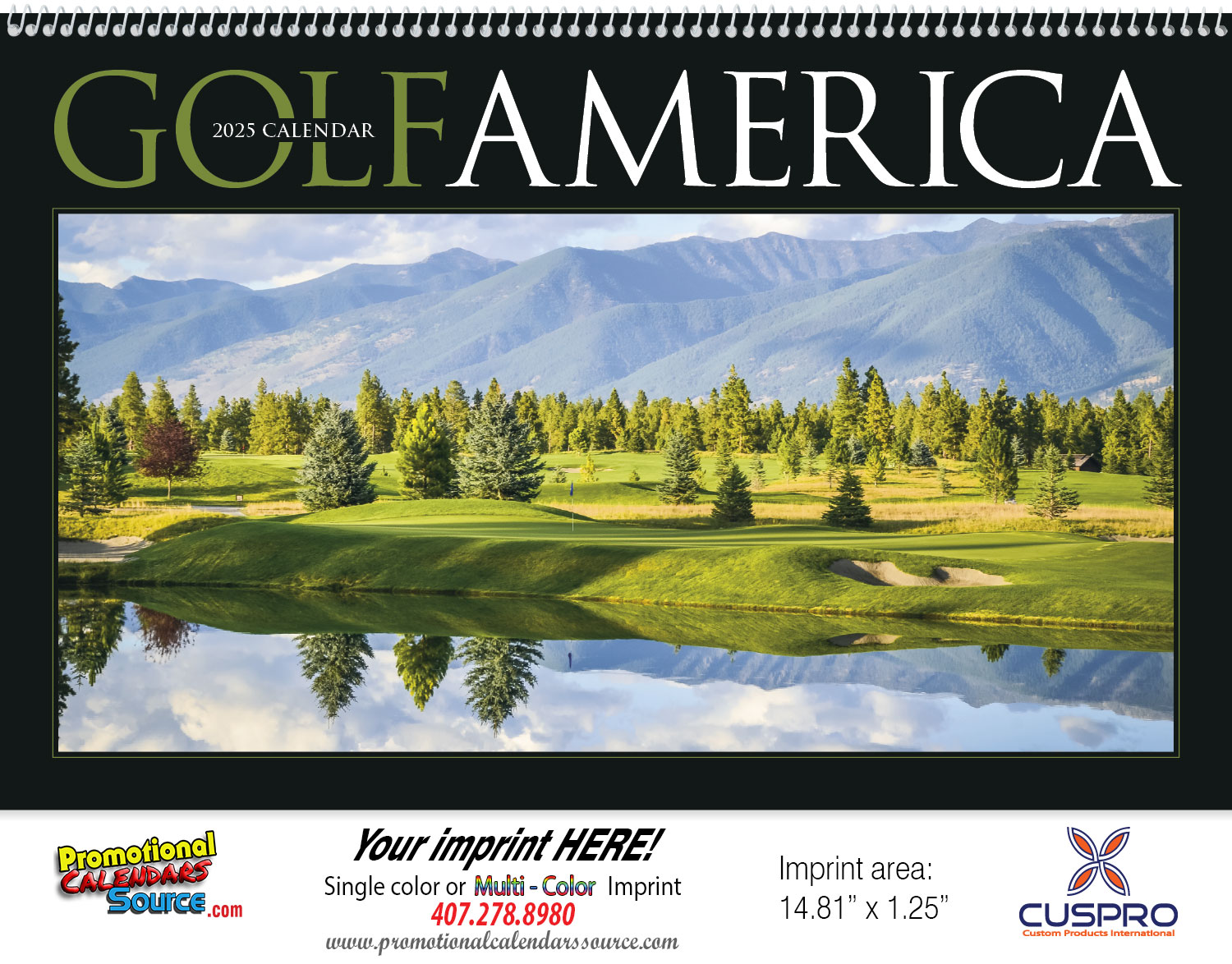 Golf America Promotional Calendar 