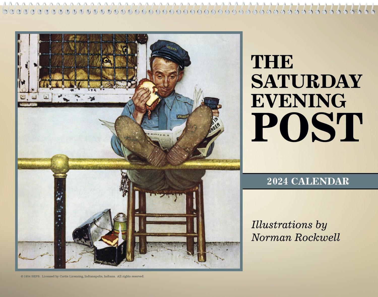 The Saturday Evening Post Illustrations Calendar 