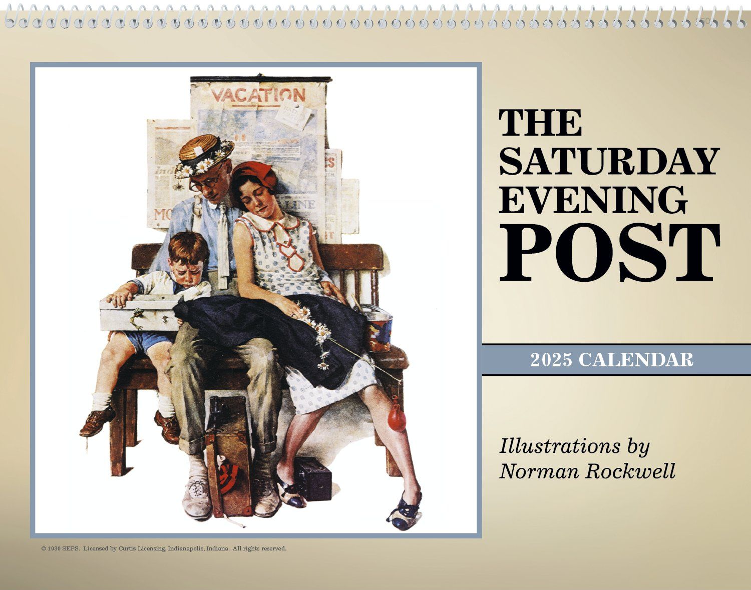 The Saturday Evening Post Illustrations Calendar 