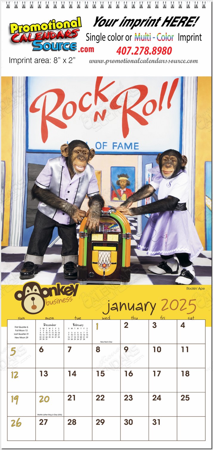 Monkey Business Promotional Calendar 