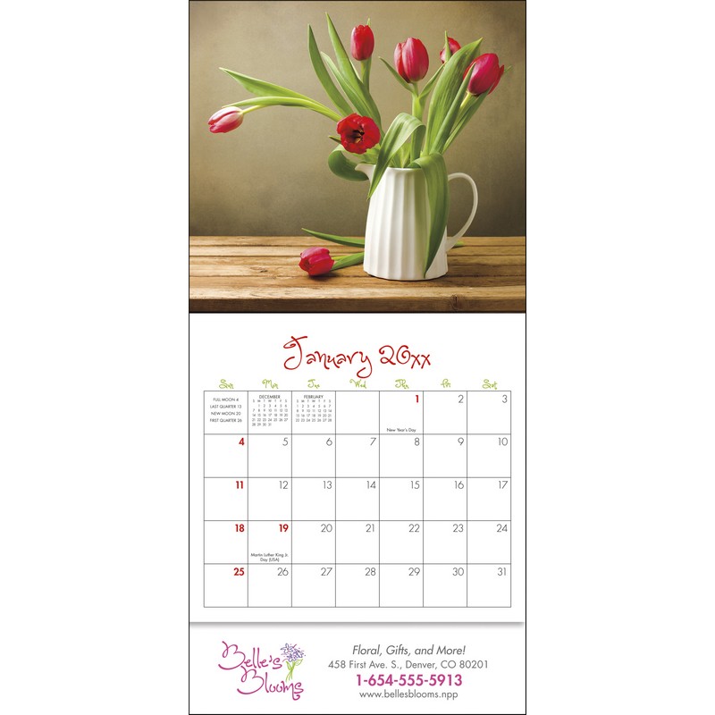 Custom Mini Drop-Ad Appointment Promotional Calendar 