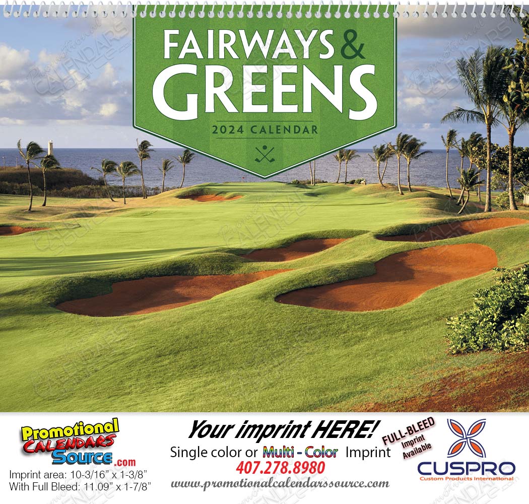 Fairways & Greens - Promotional Calendar  Spiral