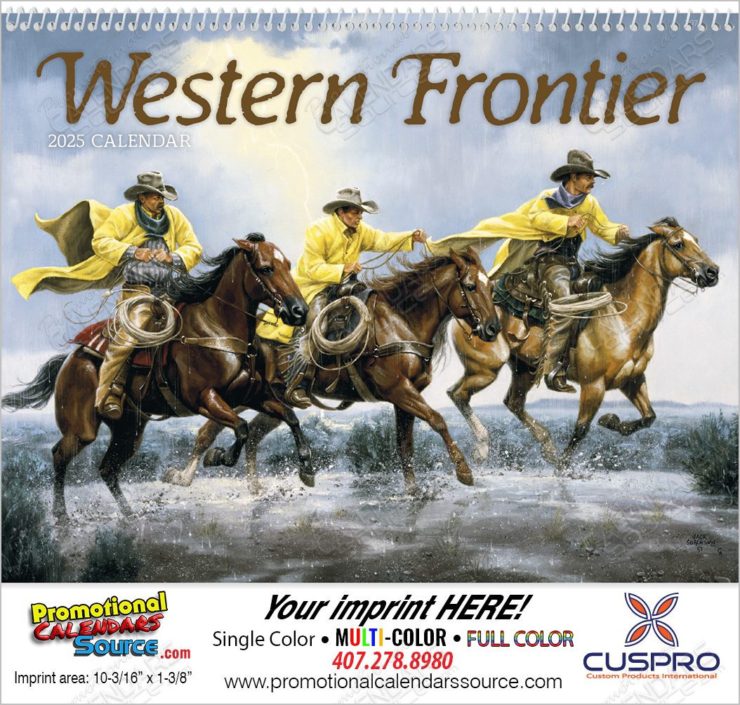 Western Frontier Spiral Calendar