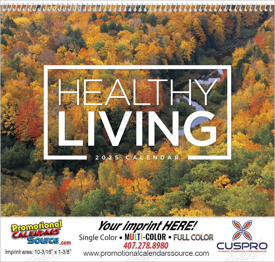 Healthy Living - Promotional Calendar  Spiral