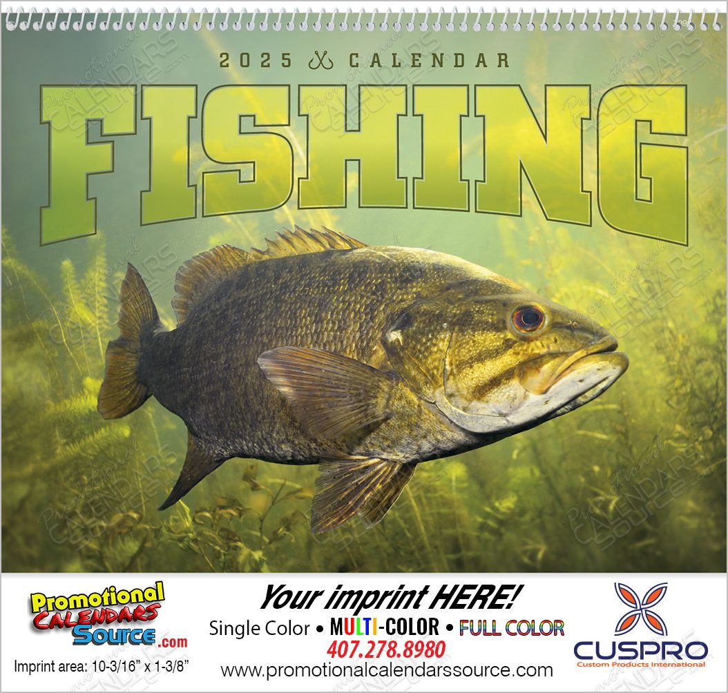 Fishing - Promotional Calendar  Spiral