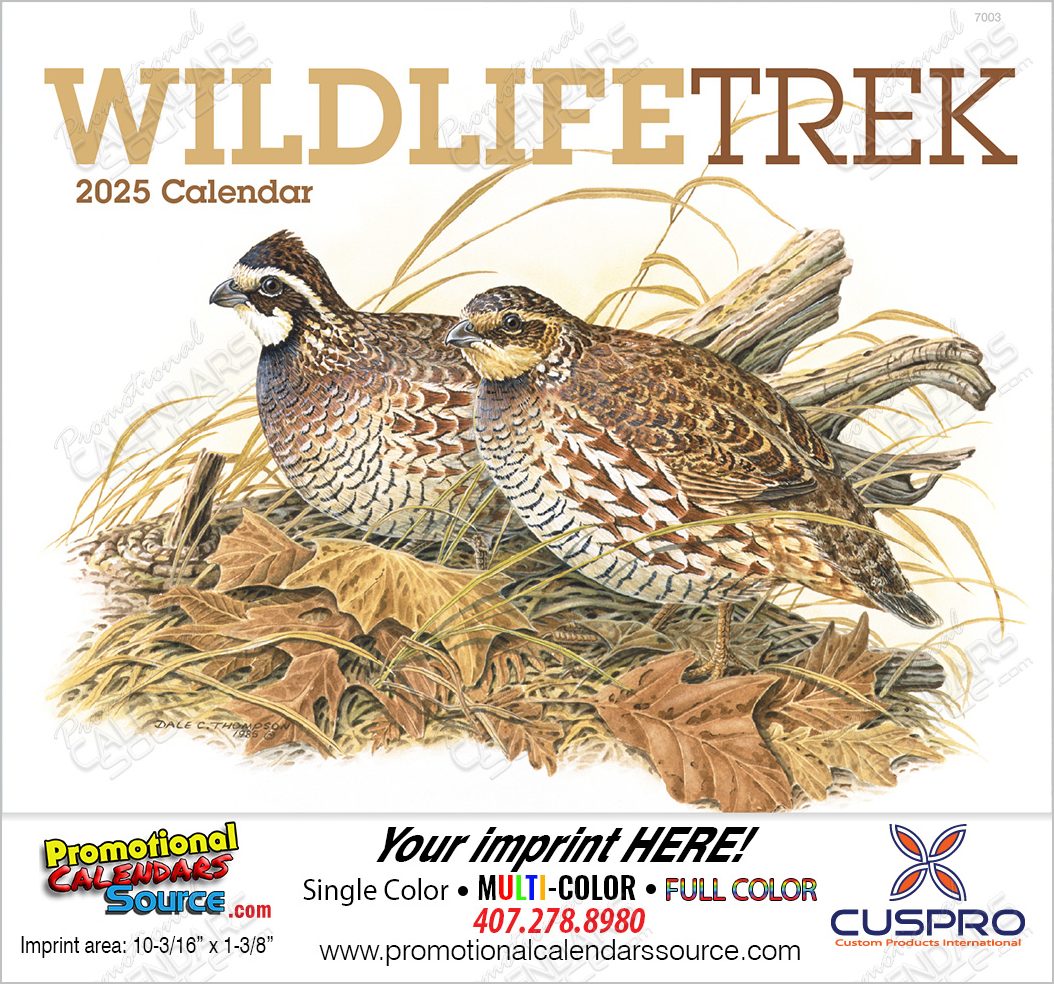 Wildlife Trek Calendar  Stapled