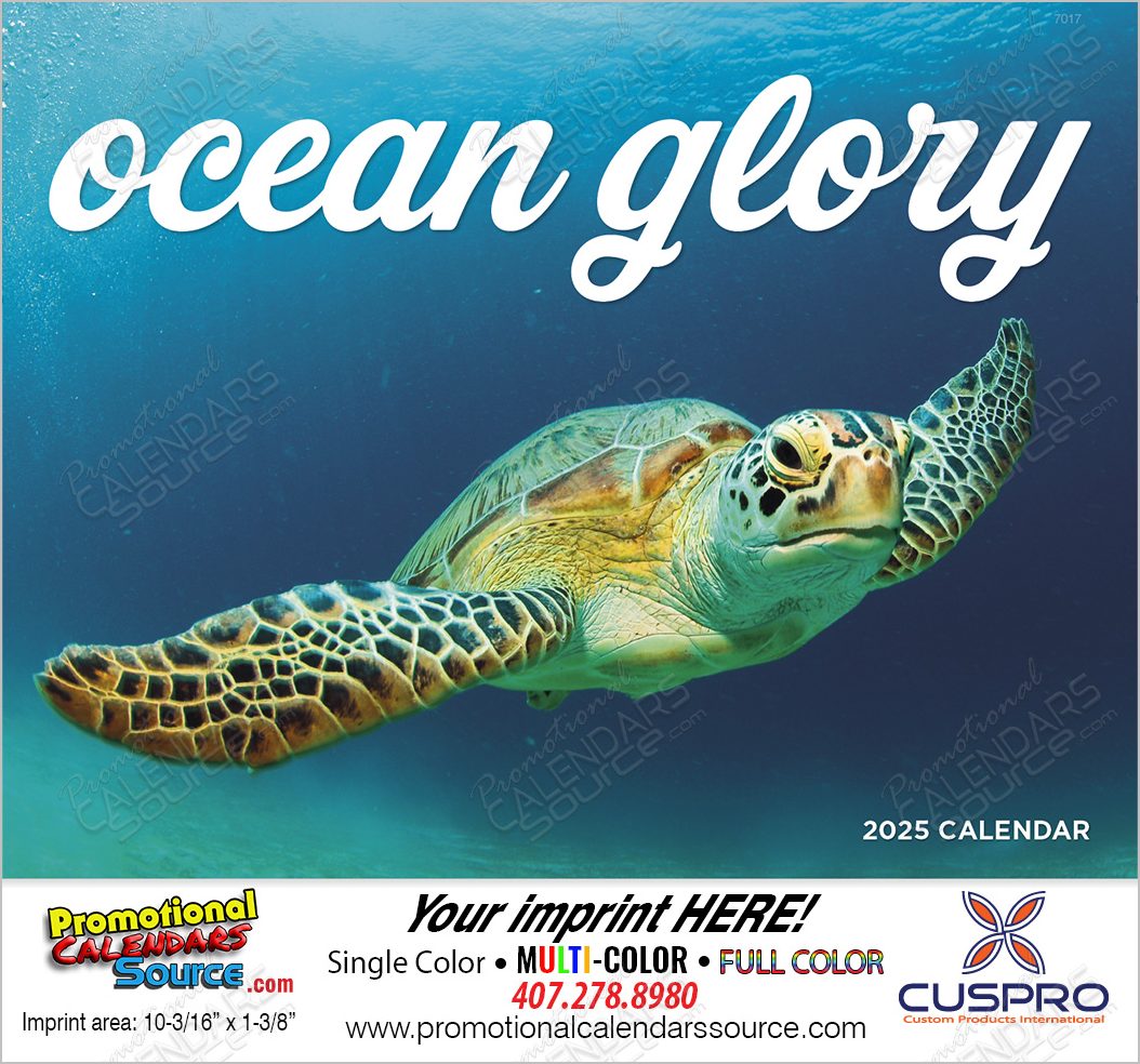 Ocean Glory Promotional Calendar  Stapled