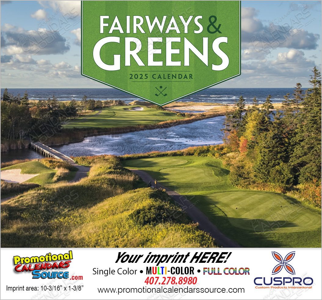 Fairways & Greens - Promotional Calendar  Stapled