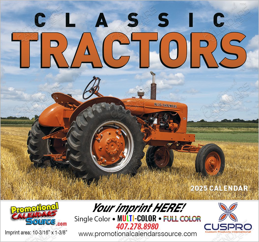 Classic Tractors Promotional Calendar, 2024, Stapled