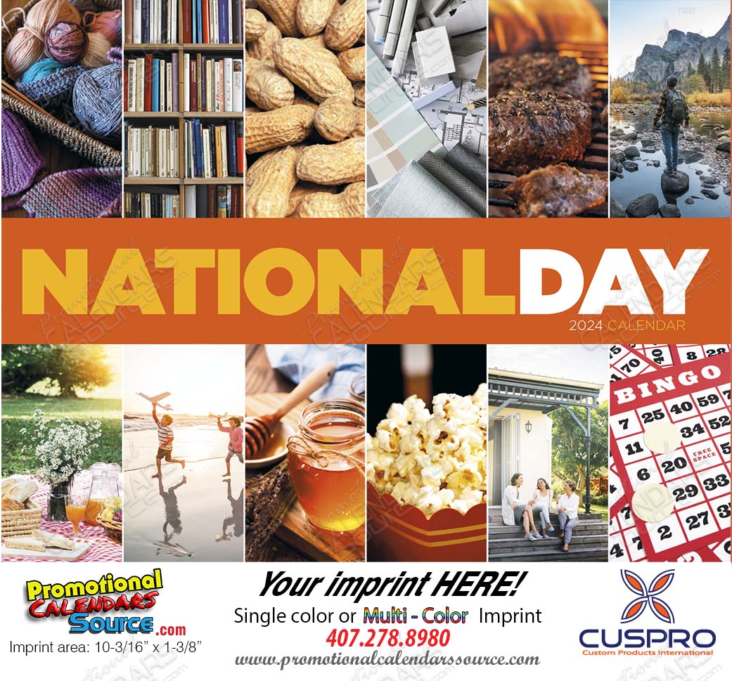 National Day Celebration Calendar, Stapled