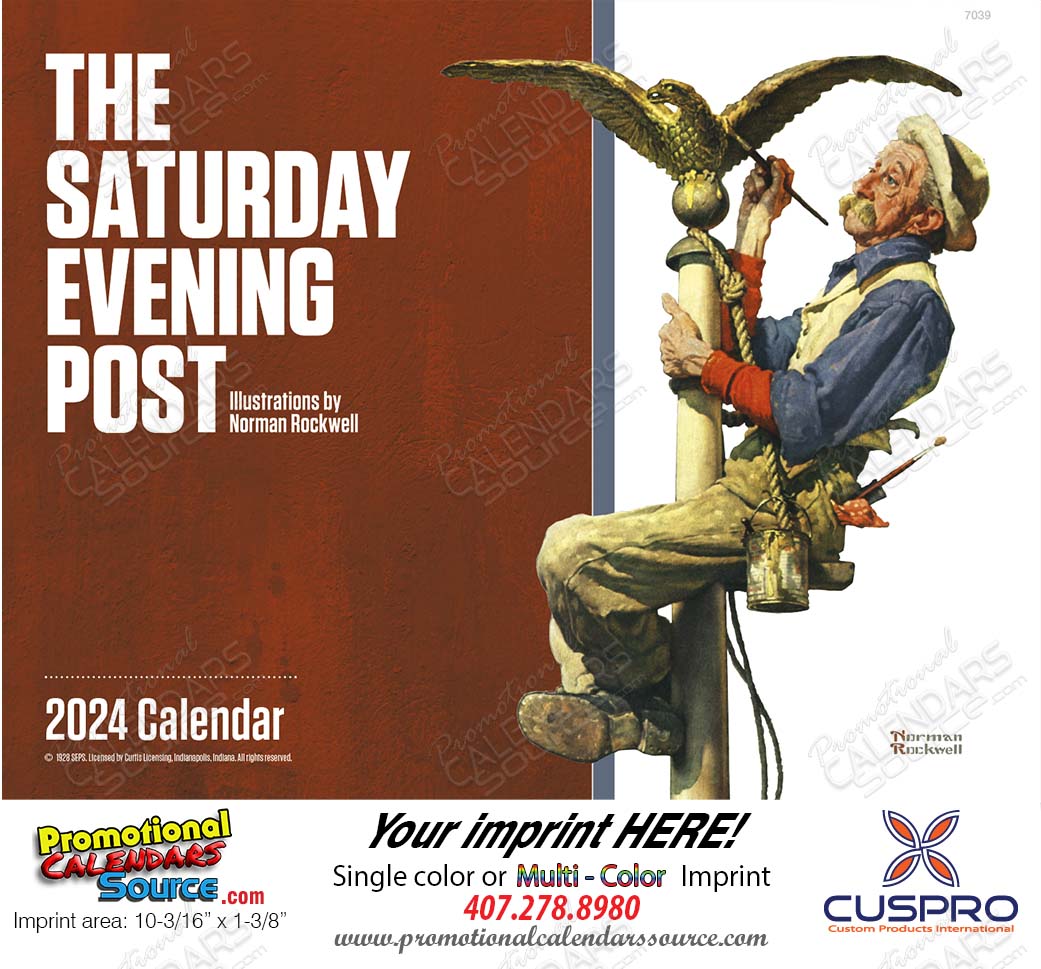 The Saturday Evening Post Promotional Calendar  Stapled