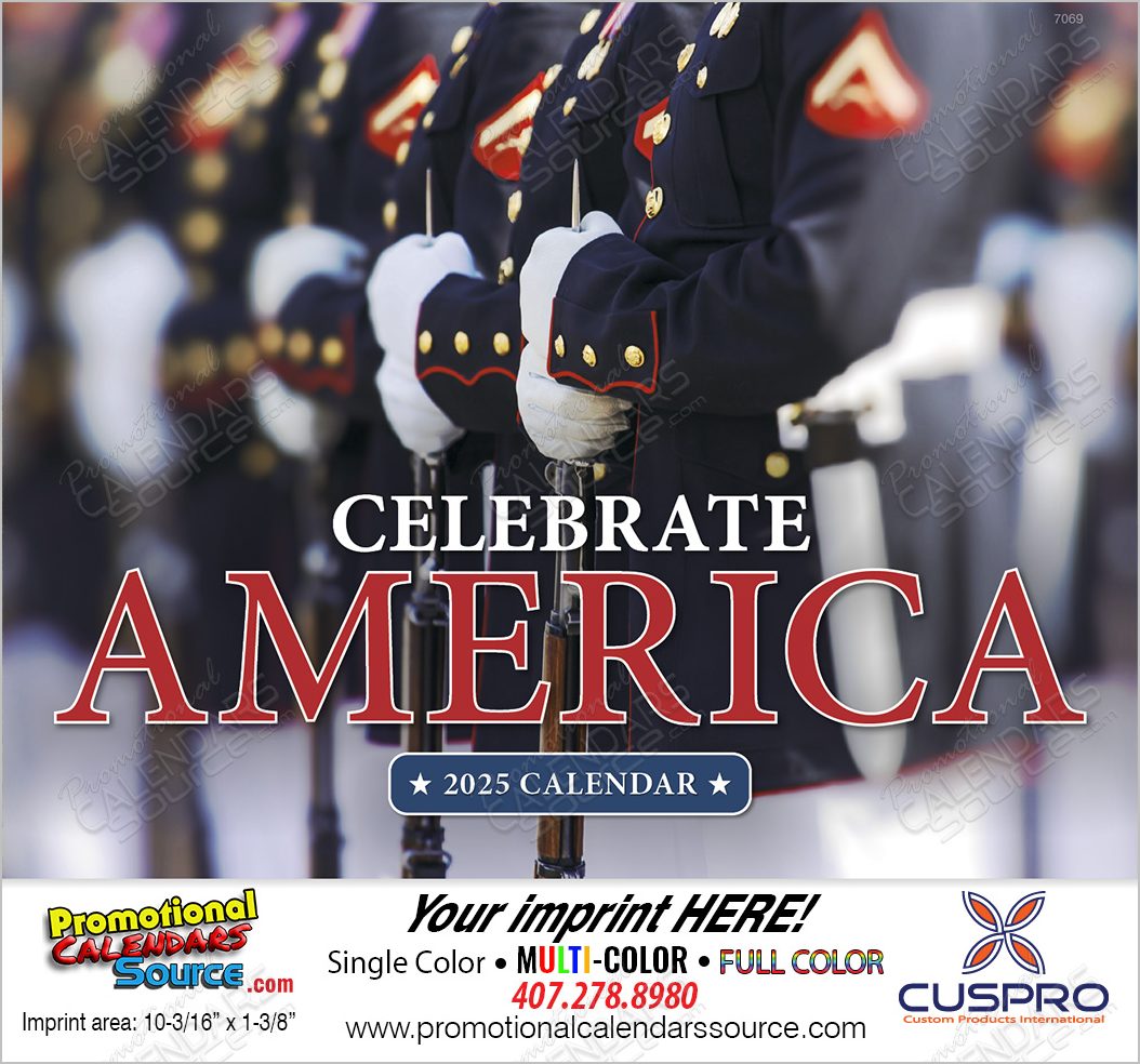 Celebrate America Customized Calendar, Stapled