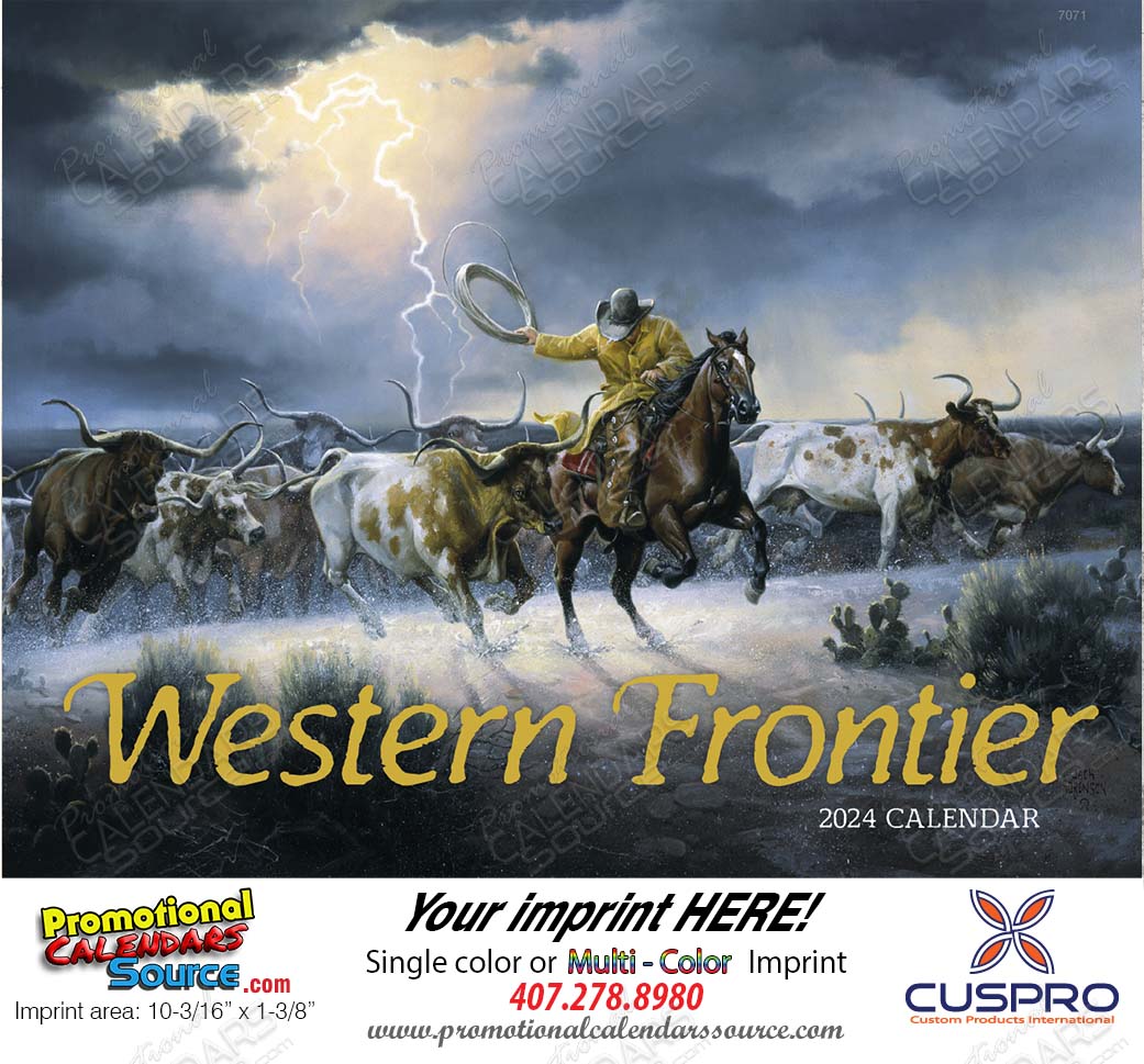 Western Frontier Calendar Stapled