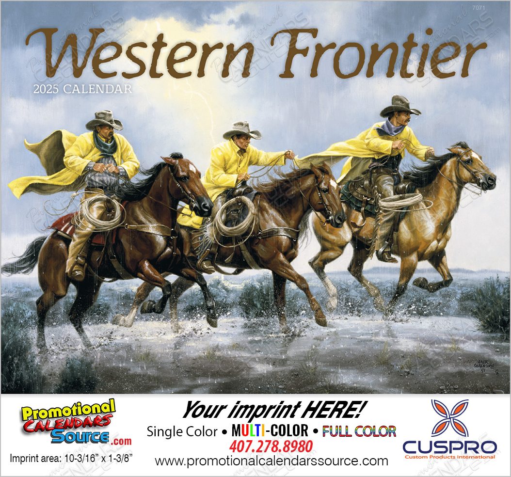 Western Frontier Calendar Stapled