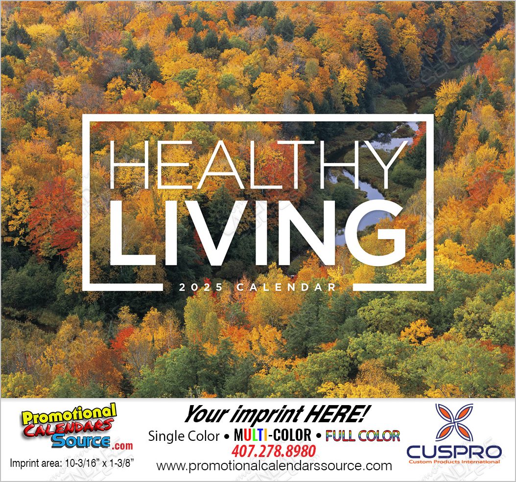 Healthy Living Tips 2020 Promo Calendar Stapled