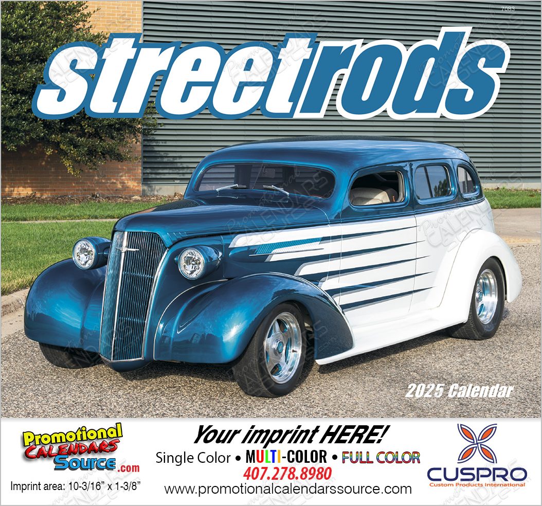 Street Rods Promotional Calendar  Stapled