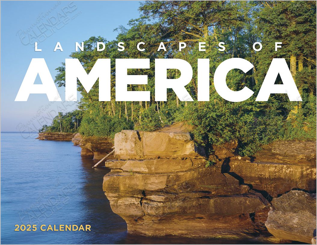 Landscapes of America Promotional Calendar Window Cut-Out