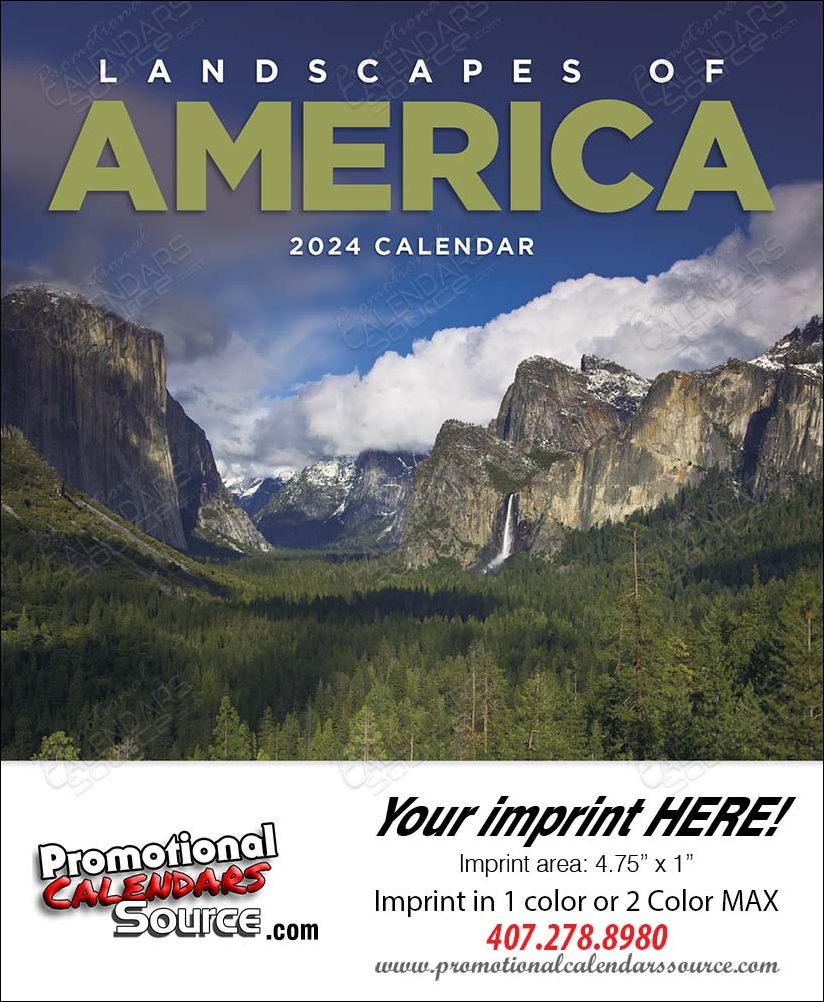 Mini Wall Calendar Landscapes of America 