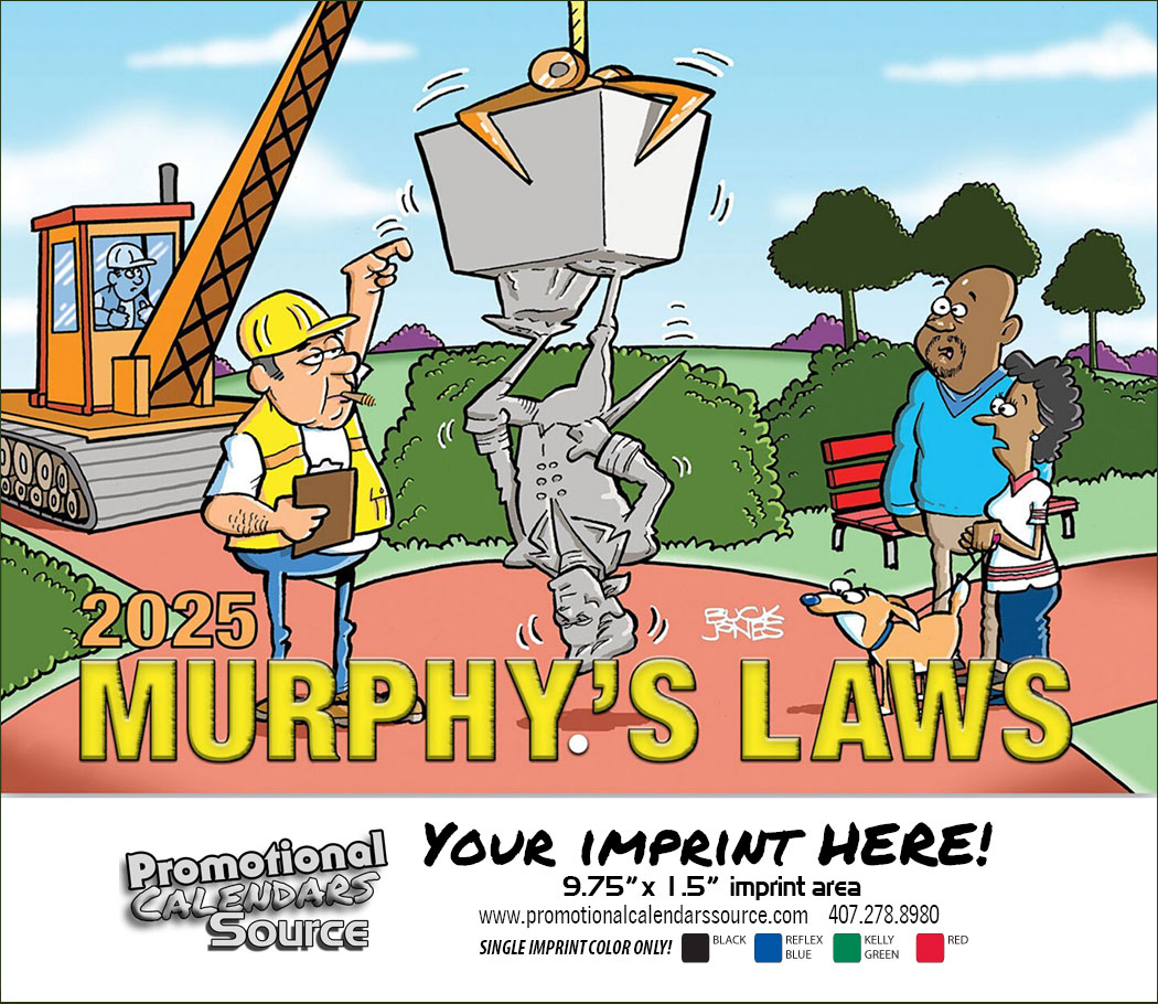 Murphy s Laws Wall Calendar  - Stapled