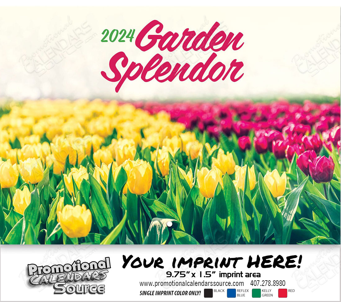 Garden Splendor Wall Calendar  - Stapled