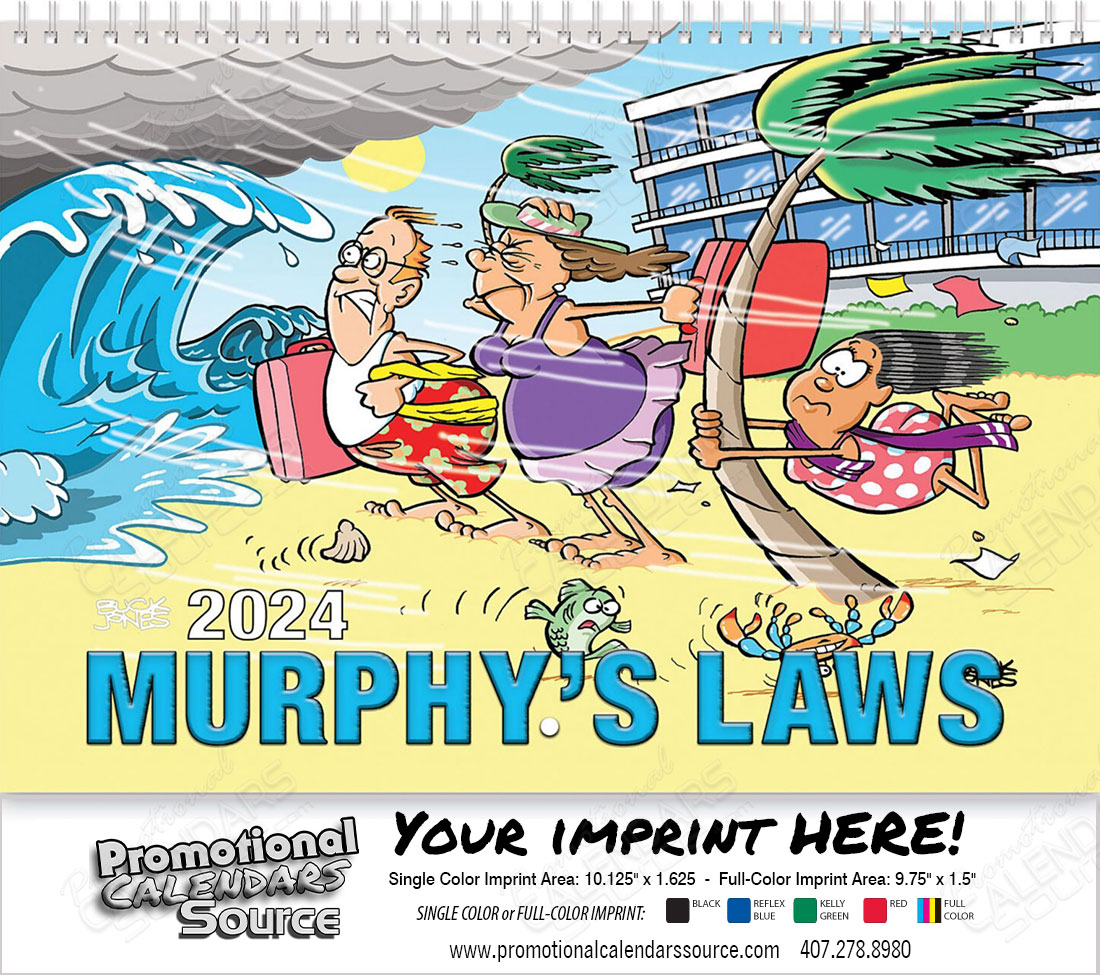 Murphy s Laws Wall Calendar  - Spiral