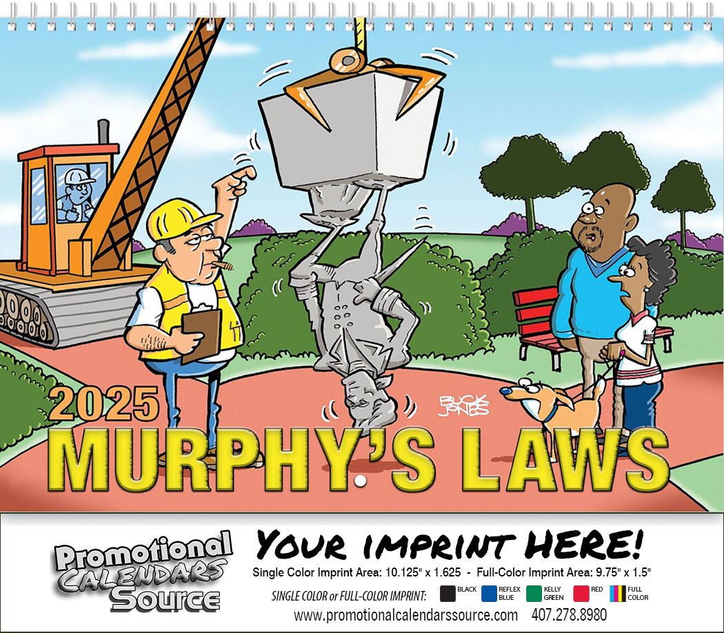 Murphy s Laws Wall Calendar  - Spiral