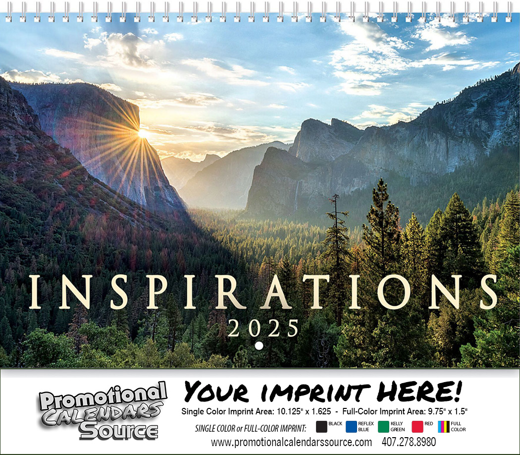 Inspirations  Wall Calendar  Spiral