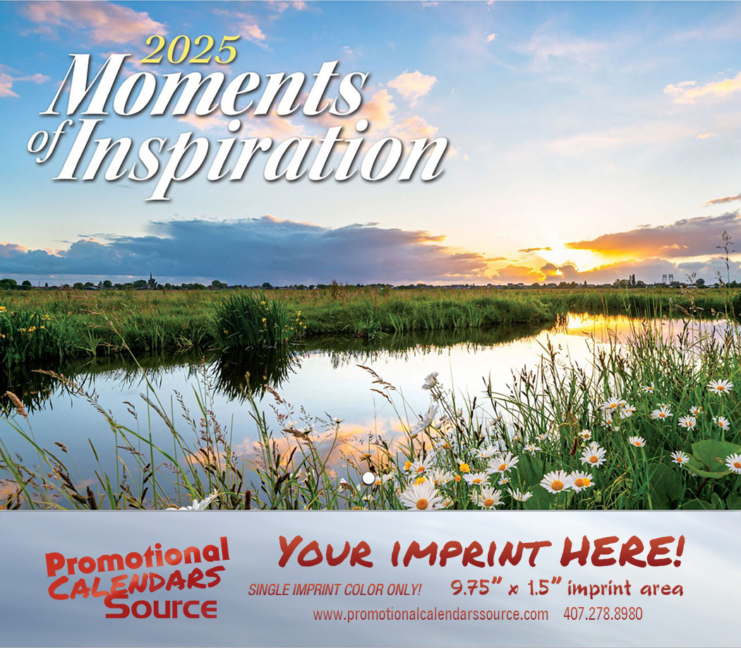 Moments of Inspiration Wall Calendar Stapled