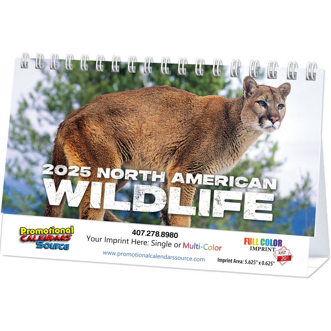 Wildlife Promotional Desk Calendar 