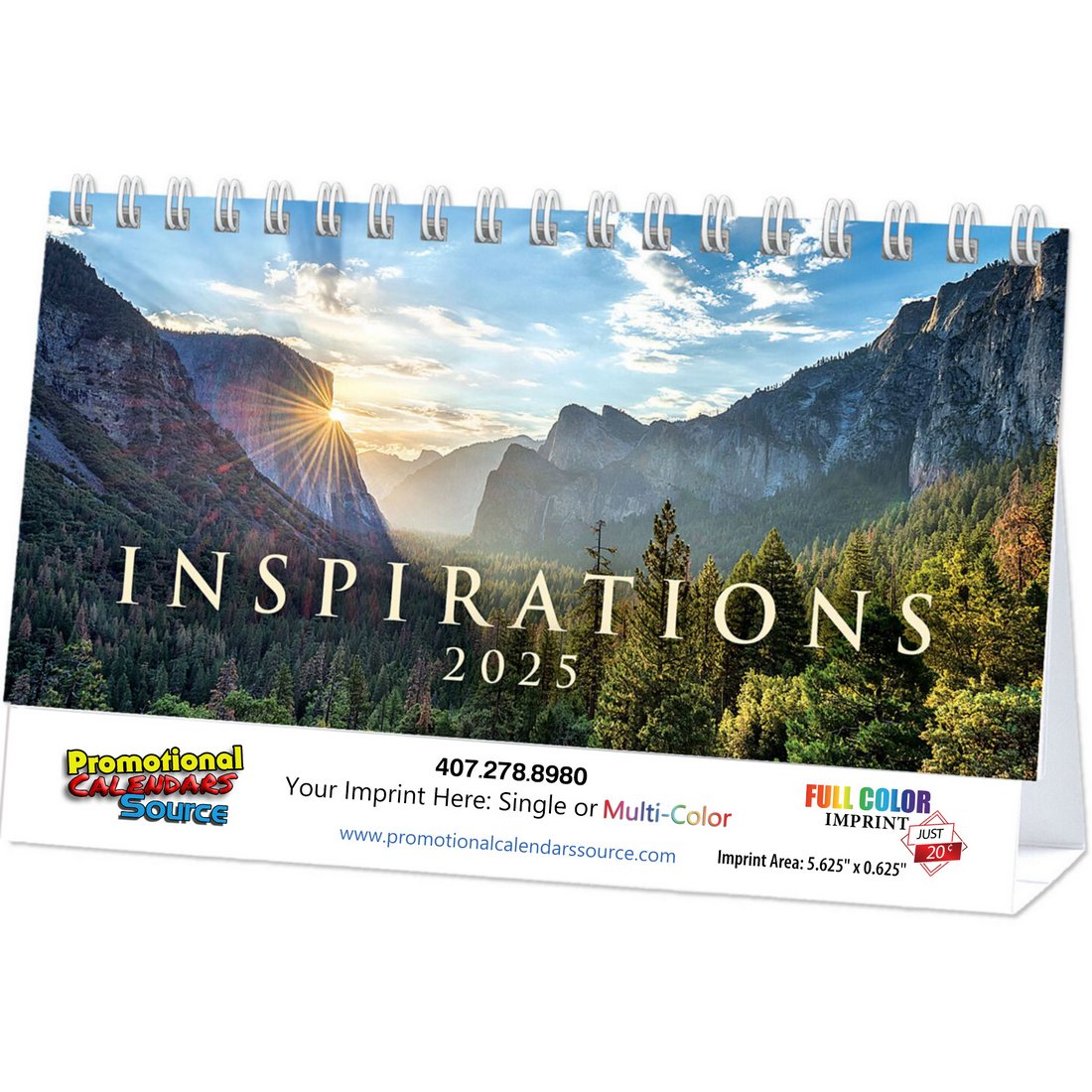 Inspirations Promotional Desk Calendar 